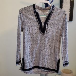 Blue long sleeve tunic